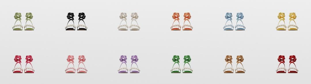 Галерея мода Босоножки Lace Up Sandals #1